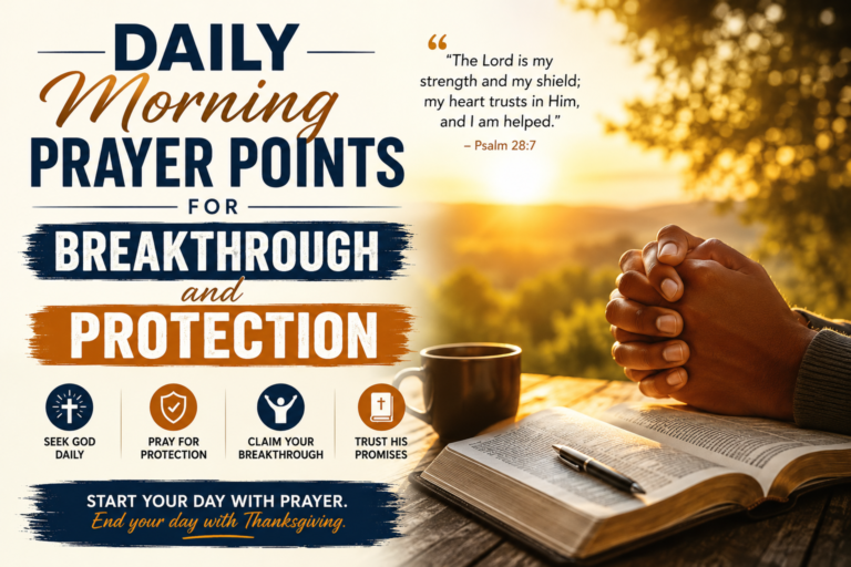 Prayer-points for breakthrough
