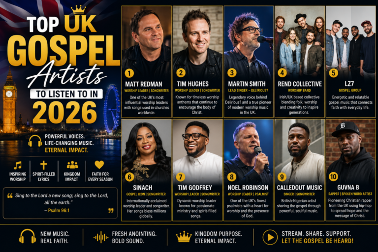 Top UK Gospel Artists to Listen to in 2026